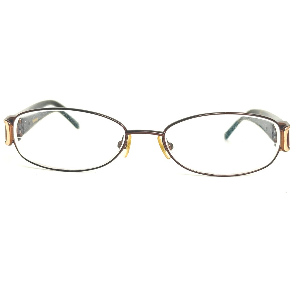 Vera Wang V093 BR Brown Tortoise Oval Eyeglasses Frames 51-16-133 Womens Eyewear